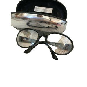 Harley Davidson Black Motorcycle Biker Protective Riding Glasses Chrome Classic